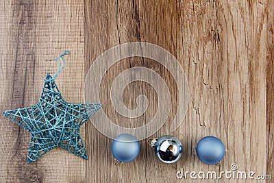 Christmas decoration turquoise Stock Photo