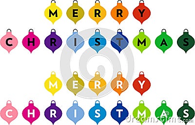 Christmas decorations Vector Illustration