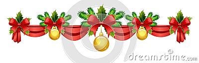 Christmas decorations Vector Illustration