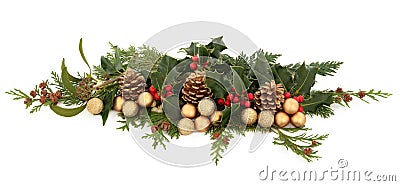 Christmas Decorative Display Stock Photo