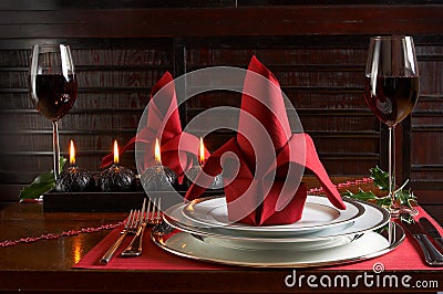 Christmas dinner Stock Photo