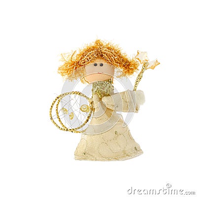 Christmas doll an angel Stock Photo