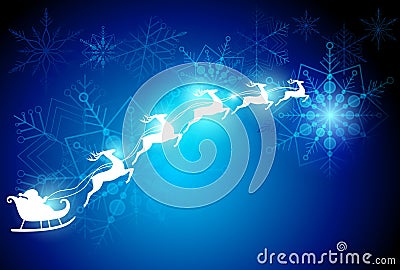 Christmas dream background Vector Illustration