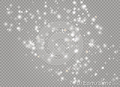 Christmas Dust white Vector Illustration