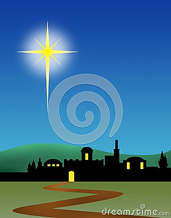 Christmas Eve in Bethlehem Stock Photo