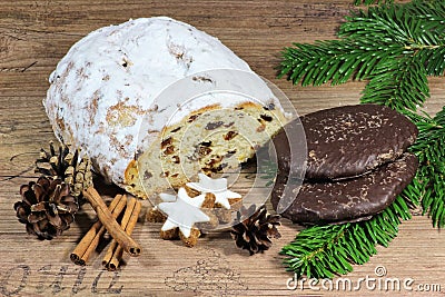 Christmas food specialties Stock Photo