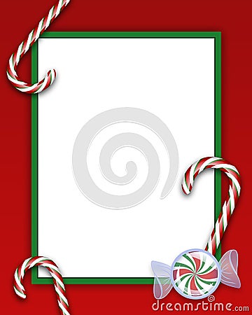 Christmas Frame Cartoon Illustration