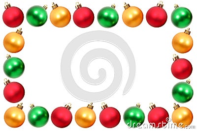 Christmas frame Stock Photo