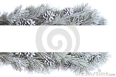 Christmas frame Stock Photo