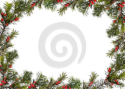 Christmas frame Stock Photo