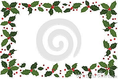 Christmas frame Vector Illustration