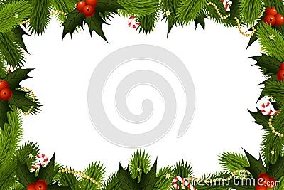 Christmas Frame Vector Illustration