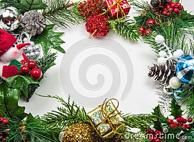 Christmas Frame Stock Photo