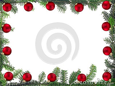 Christmas framework Stock Photo