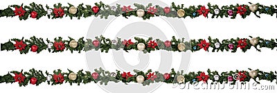 Christmas garland Stock Photo