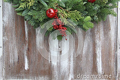 Christmas garland Stock Photo