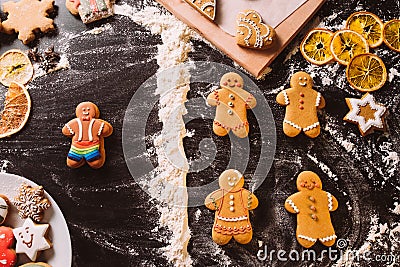 Christmas gay bakery creative lgbt pastry sexual Stock Photo