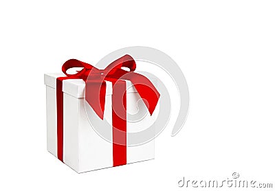 Christmas Gift Box Stock Photo