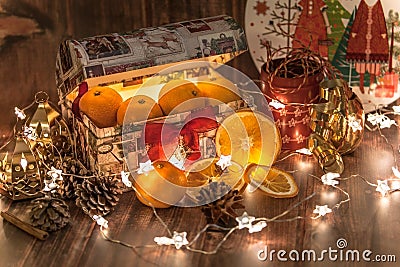 Tradition, celebration, Christmas decoration, table decoration Stock Photo