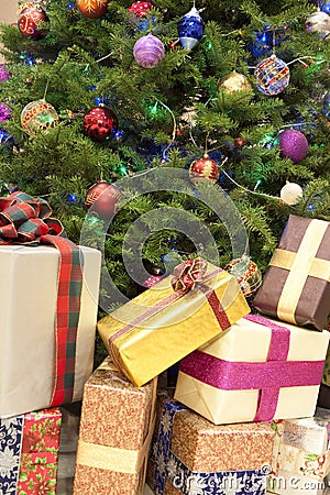 Christmas gifts Stock Photo