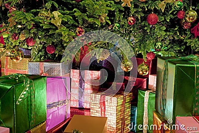 Christmas gifts Stock Photo