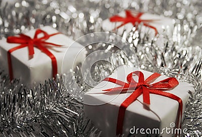 Christmas gifts Stock Photo