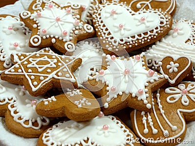 Christmas gingerbread Stock Photo