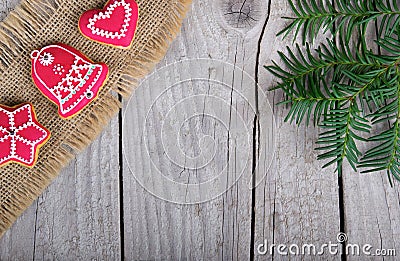 Christmas gingerbread cookie Stock Photo