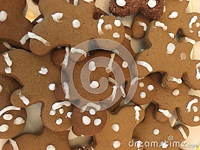 Ginger bread cookies Stock Photo
