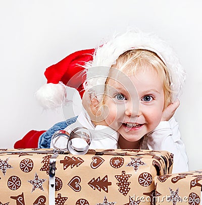 Christmas girl Stock Photo