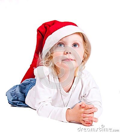 Christmas girl Stock Photo