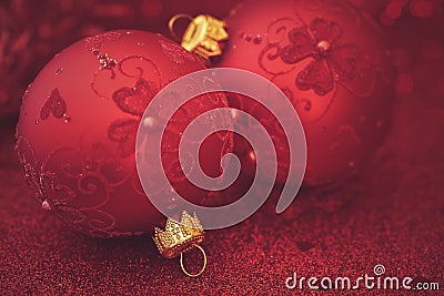 Christmas glitter background Stock Photo