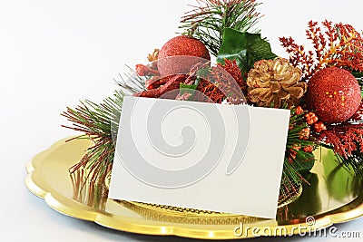 Christmas greeting card Stock Photo