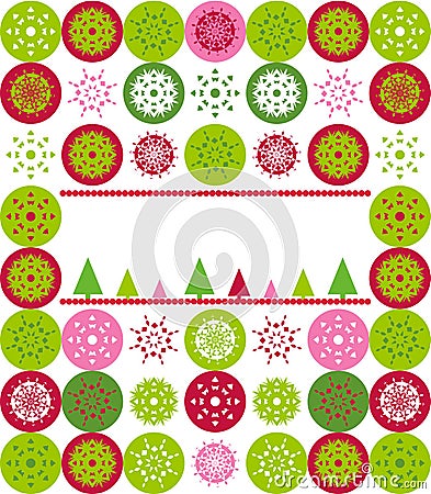 Christmas greeting card cover Stock Photo