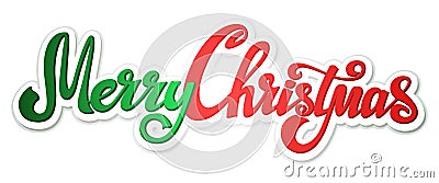 Merry Christmas greeting Vector Illustration