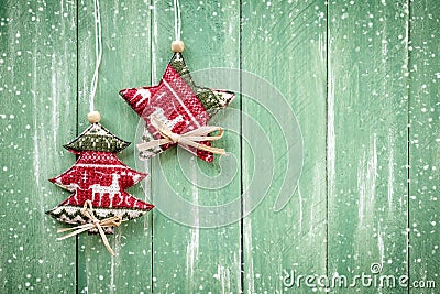 Christmas hanging decoration Stock Photo