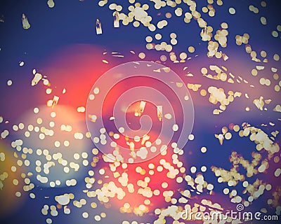 Christmas Holiday Bokeh Stock Photo