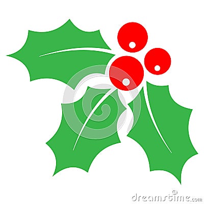 Christmas Holly Svg Vector Illustration