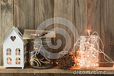 Christmas home decor Stock Photo
