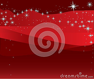 Christmas Illustration: Starry Stock Photo