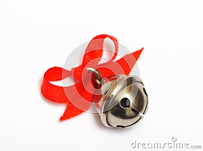 Christmas jingle bell. Stock Photo