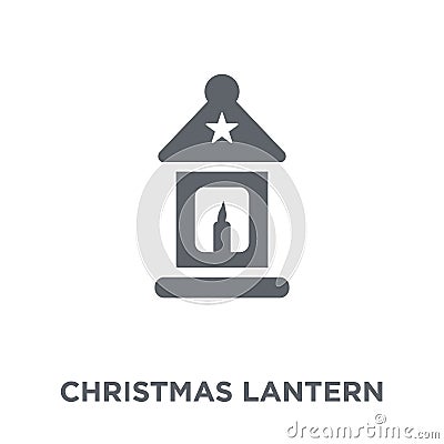 christmas lantern icon from Christmas collection. Vector Illustration