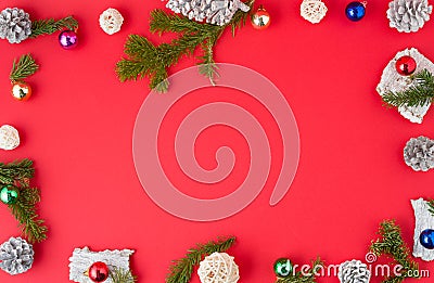 Christmas layout Stock Photo