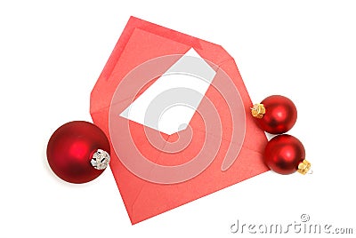 Christmas Letter Stock Photo