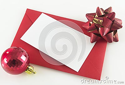 Christmas letter Stock Photo