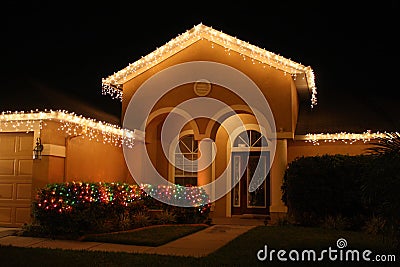 Christmas lights Stock Photo