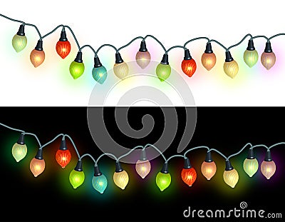 Christmas lights Stock Photo