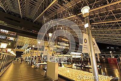 OSAKA STATION CITY XMas Editorial Stock Photo