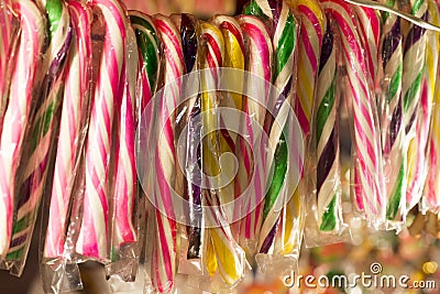 Christmas lollipops Stock Photo