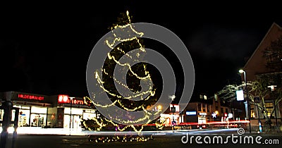 Christmas longexposure Editorial Stock Photo